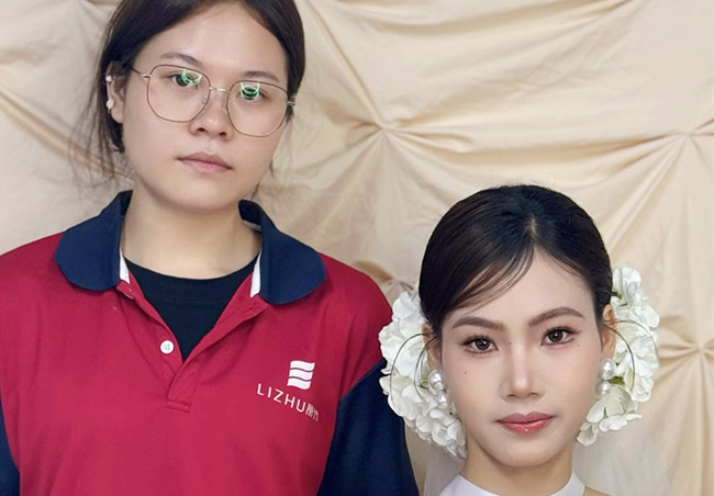 韓式新娘造型，南寧寫真彩妝實(shí)訓(xùn)作品