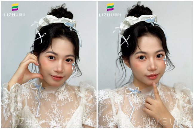 韓式丸子頭造型，南寧彩妝形象造型學(xué)校