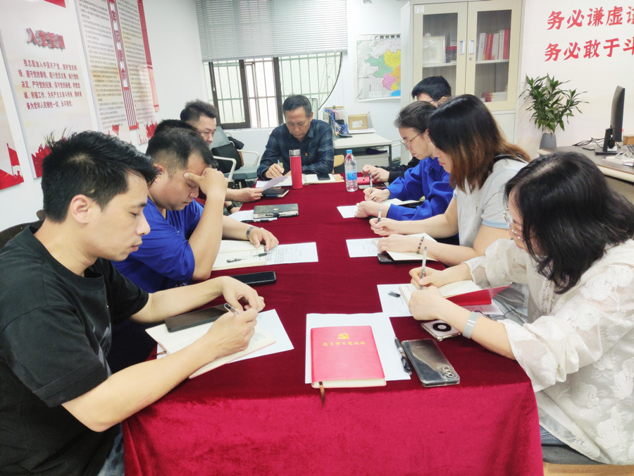 南寧市麗竹職業(yè)培訓學校黨支部組織生活會